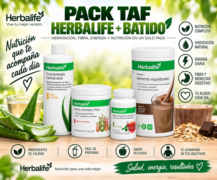 Pack TAF Herbalife + Batido