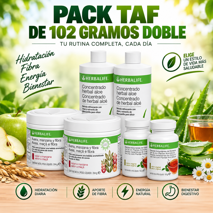 Pack TAF de 102 Gramos Doble