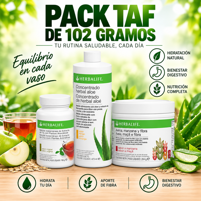 Pack TAF de 102 Gramos