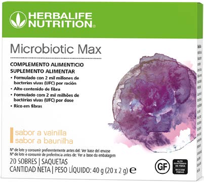 Microbiotic Max Vainilla 20 sobres