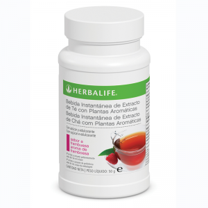 Bebida instantánea de extracto de té con plantas aromáticas 51 g – Frambuesa